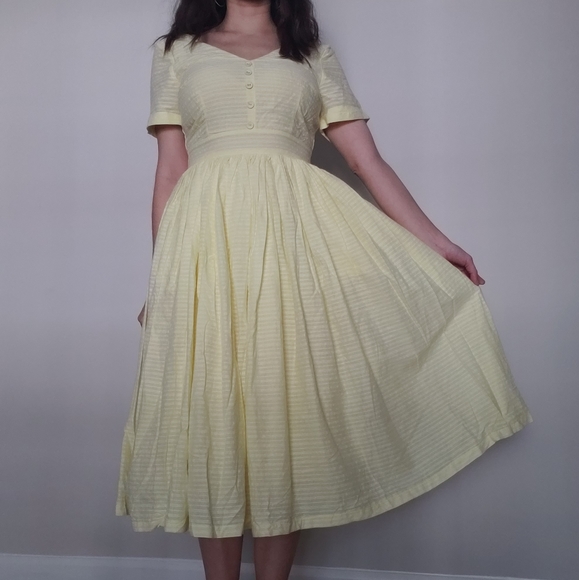 Modcloth Dresses & Skirts - Modcloth Yellow Spring Dress